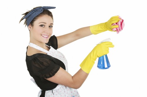 Detailed kitchen cleaning during a tenancy handover in Ruislip
