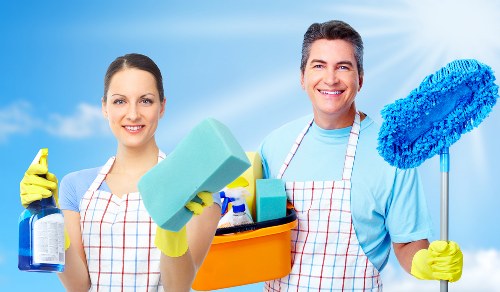 Professional stain treatment on commercial carpet in Ruislip
